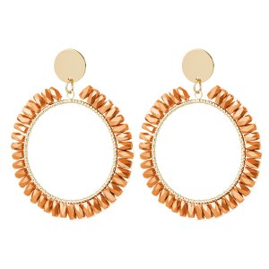 Earrings chic with crystal details
